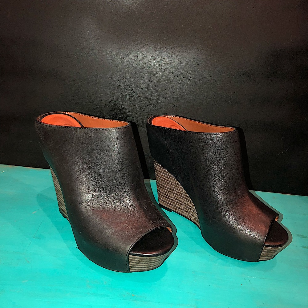 Jessica Simpson Peep Toe Wedge Slip On